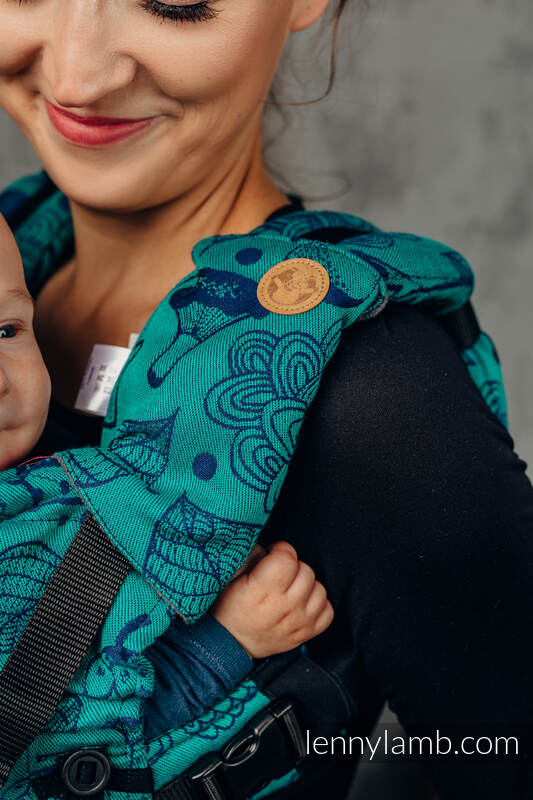 Ensemble protège bretelles et sangles pour capuche (60% coton, 40% polyester) - UNDER THE LEAVES #babywearing