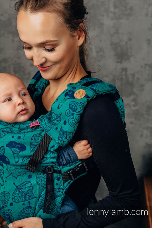Drool Pads & Reach Straps Set, (60% cotton, 40% polyester) - UNDER THE LEAVES #babywearing