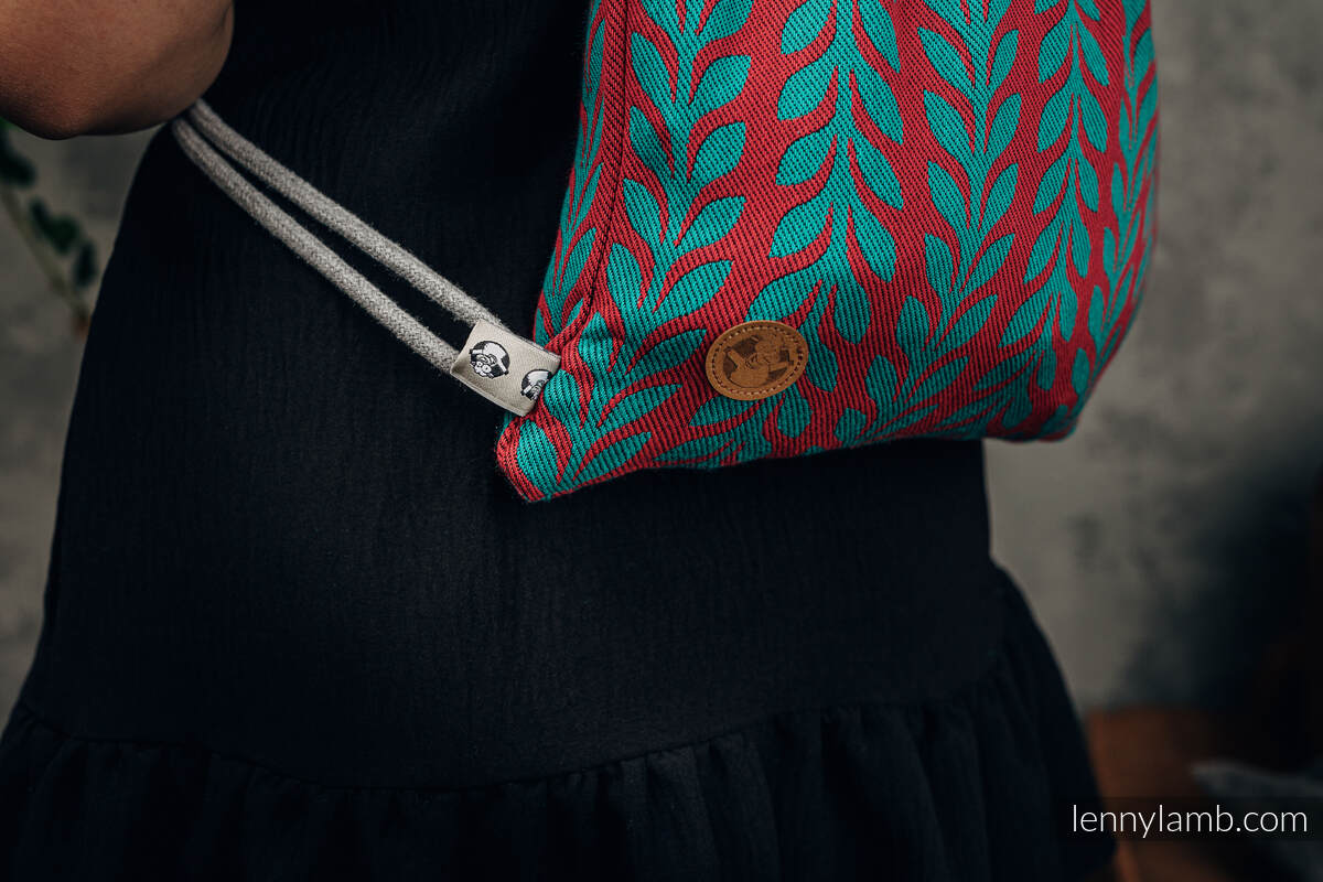 Sackpack made of wrap fabric (100% cotton) - CATKIN - FROLIC - standard size 32cmx43cm #babywearing