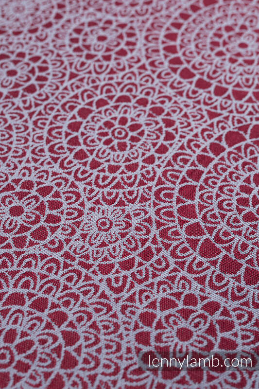 Sackpack made of wrap fabric (100% cotton) - DOILY - MAROON STEEL - standard size 32cmx43cm #babywearing