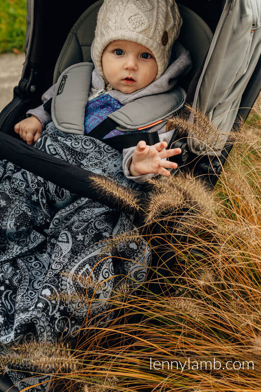 Woolen Woven Baby Blanket (60% cotton, 40 merino wool) - BOTHA BLUE #babywearing