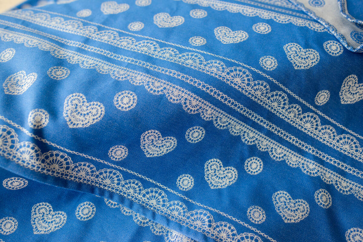 Baby Wrap, Jacquard Weave (100% cotton) - Angel Lace - size S #babywearing