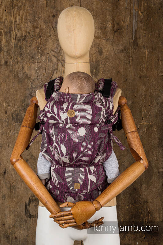 Nosidełko LennyUpGrade z tkaniny żakardowej, rozmiar standard - (48% mięta, 26% jedwab tussah, 26% bawełna czesana) - EKSPERYMENT nr 23 #babywearing