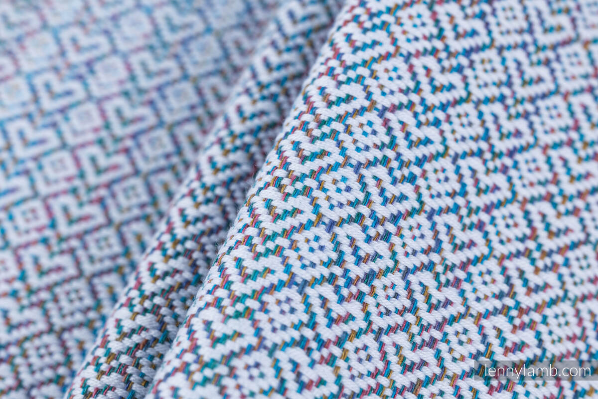 LennyUpGrade Carrier, Standard Size, jacquard weave (64% cotton 36% silk) - LITTLELOVE - DESTINY #babywearing