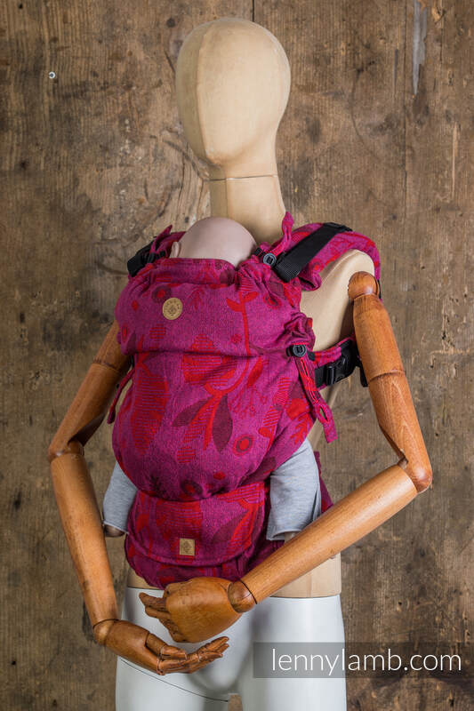 LennyUpGrade Carrier, Standard Size, jacquard weave, (38% merino wool, 34% noil silk, 28% combed cotton) - EXPERIMENT no.17 #babywearing