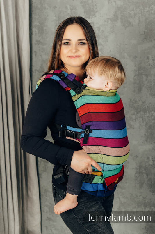 LennyUpGrade Carrier, Standard Size, broken-twill weave 100% cotton - CAROUSEL OF COLORS #babywearing
