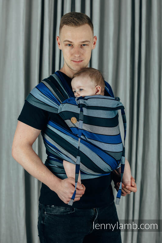 WRAP-TAI carrier Toddler, broken-twill weave - 100% cotton - with hood - WATERFALL  #babywearing