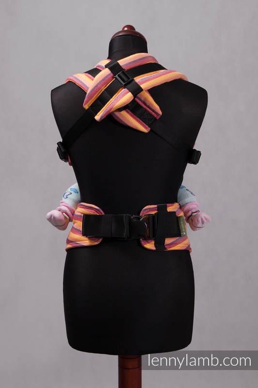 Nosidełko Ergonomiczne , splot diamentowy, bawełna z bambusem , Baby Size, HELIOS (drugi gatunek) #babywearing