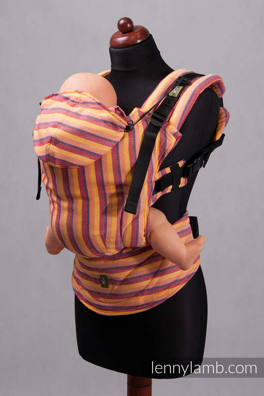 Nosidełko Ergonomiczne , splot diamentowy, bawełna z bambusem , Baby Size, HELIOS (drugi gatunek) #babywearing