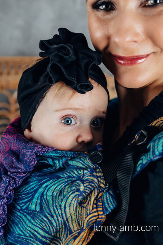 Mochila LennyUpGrade, talla estándar, tejido jaqurad 100% algodón - RAZPUNZEL - NEW ERA #babywearing