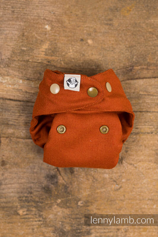 Wool Cover - Foxy Red - NB #babywearing