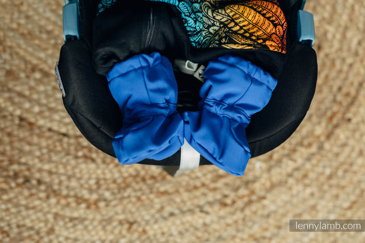 Softshell LennyBooties - Blau #babywearing