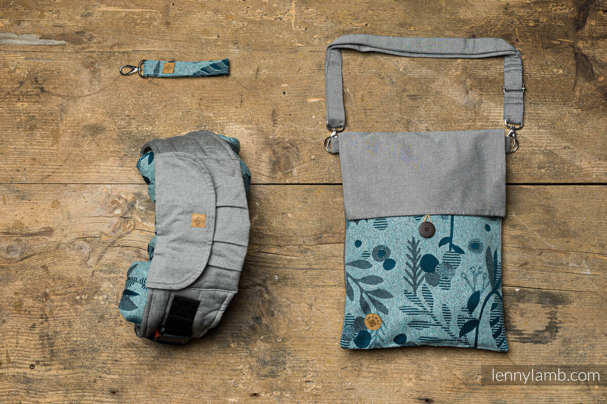 LennyUpGrade Carrier - CHOICE - EXPERIMENT no. 18 - Standard Size, jacquard weave, (41% noil silk, 35% combed cotton, 20% merino wool, 4% cashmere) #babywearing
