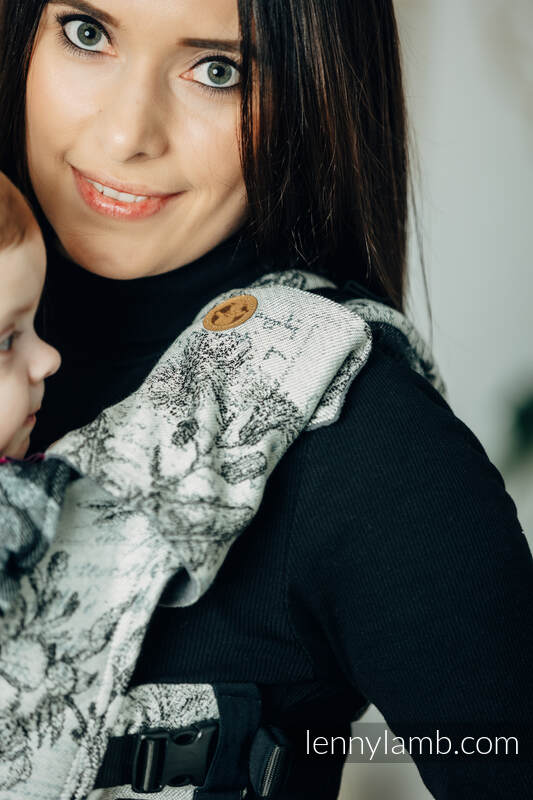 Ensemble protège bretelles et sangles pour capuche (60% coton, 40% polyester) - HERBARIUM ROUNDHAY GARDEN #babywearing