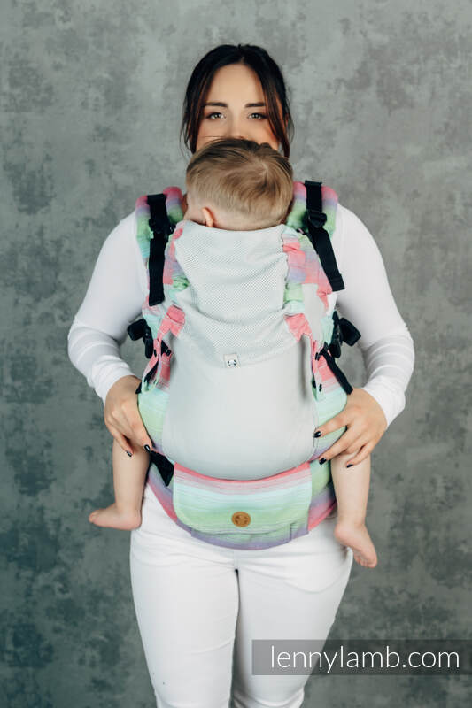 My First Baby Carrier - LennyUpGrade with Mesh, Standard Size, twill weave (75% cotton, 25% polyester) - FUSION #babywearing