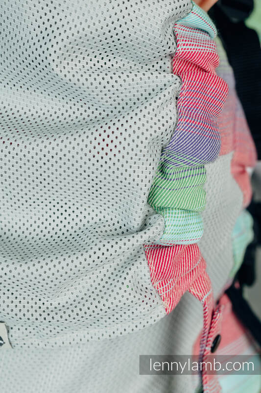 Mochila portabebé LennyUpGrade de malla, talla estándar, tejido de sarga (75% algodón, 25% poliéster) - BASIC LINE FUSION #babywearing