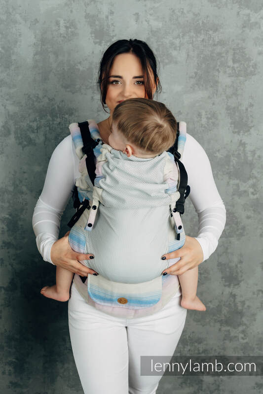 Porte-bébé en maille LennyUpGrade, taille standard, tissage sergé (75% coton, 25% polyester) - BASIC LINE LAVENDER HILL #babywearing