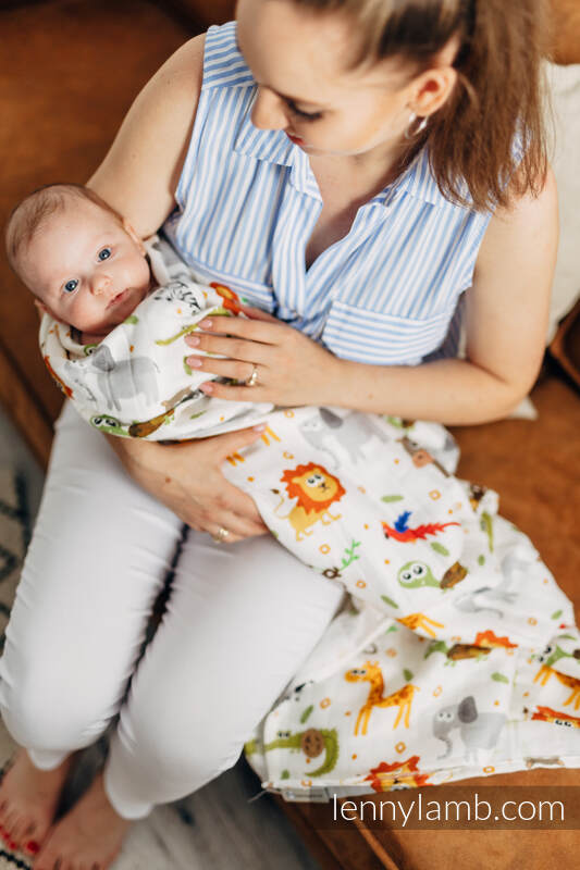 Swaddle Blanket Maxi - TRIP TO THE ZOO #babywearing