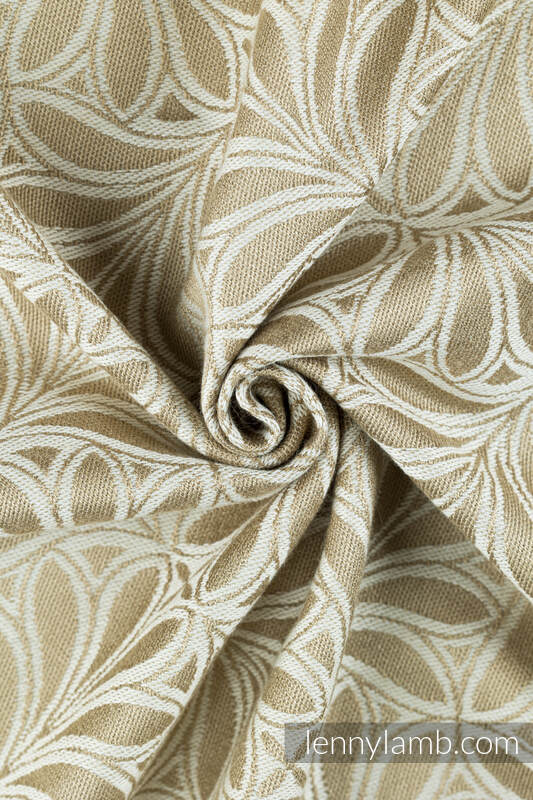 Baby Wrap, Jacquard Weave (50% cotton, 50% bamboo viscose) - INFINITY - GOLDEN HOUR - size L #babywearing