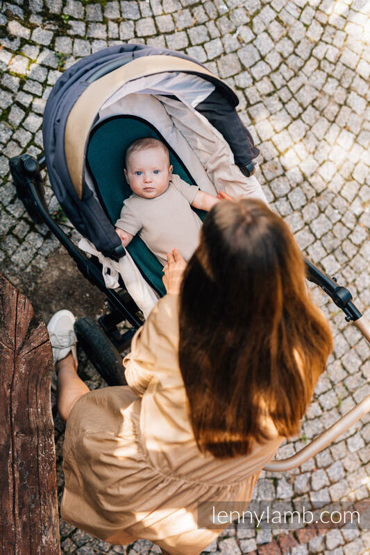 Anti-Schwitz-Auflage für Kinderwagen (für Babytragetasche) - EMERALD #babywearing