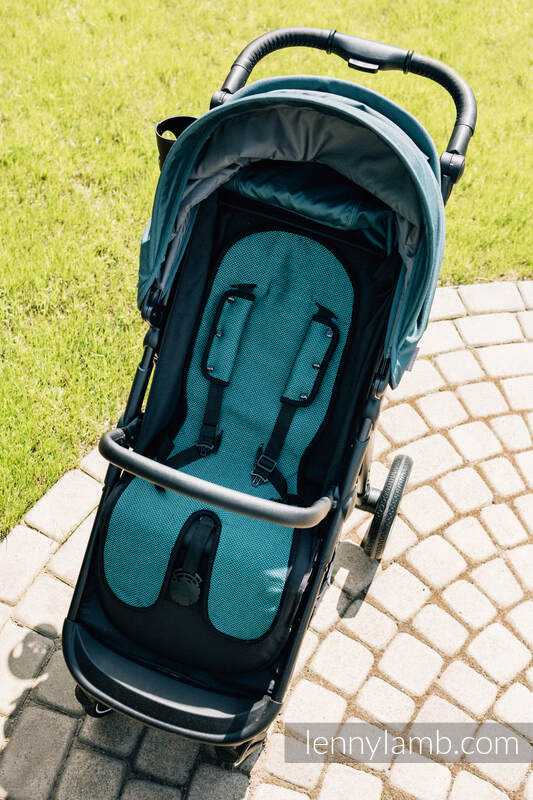 Anti-sweat pram liner (for a stroller) - EMERALD (grade B) #babywearing