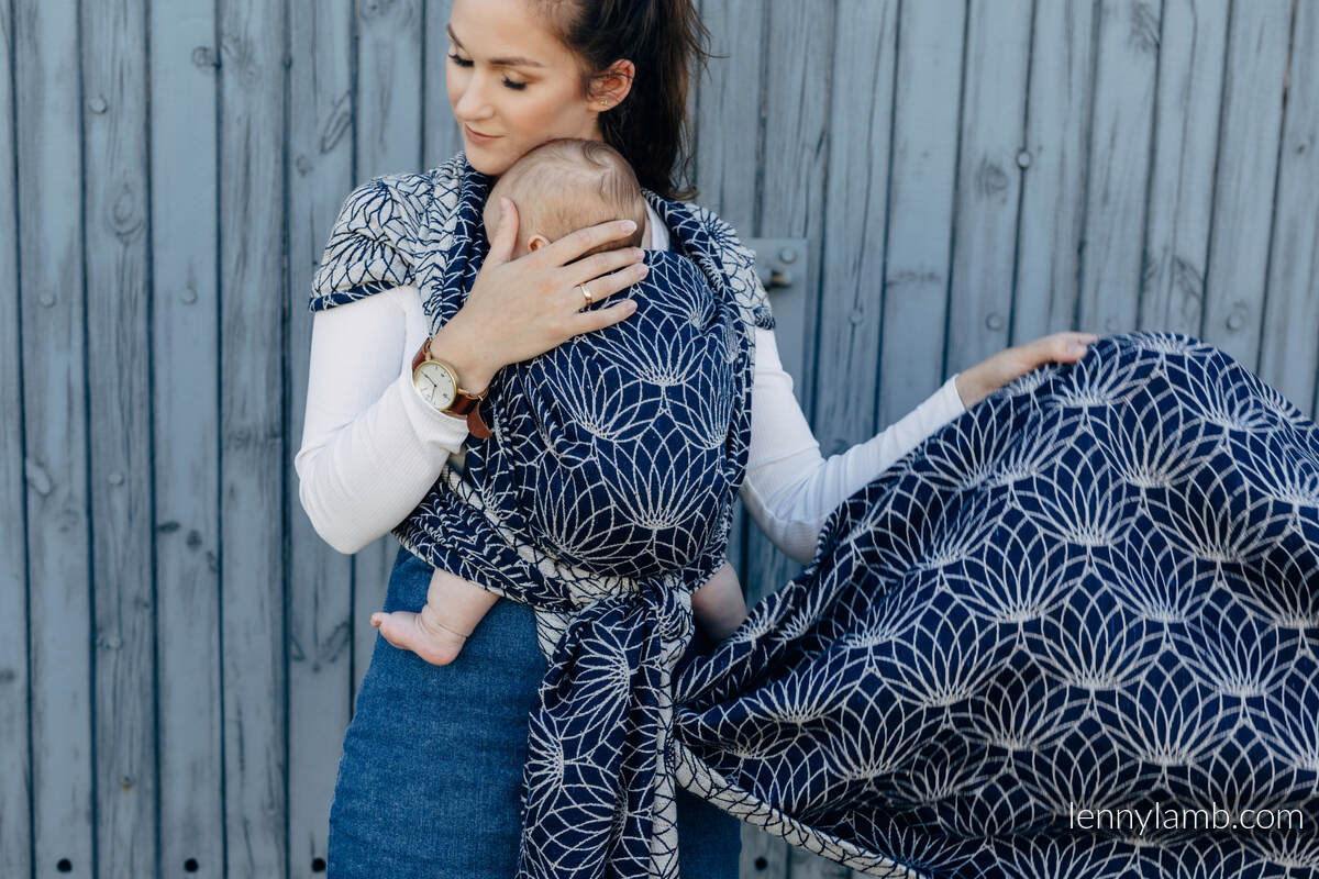 Écharpe, tissage pocket (61% Coton, 39% Soie tussah) - LOTUS - HARMONY LIMITED EDITION - taille S (4.2 m) #babywearing