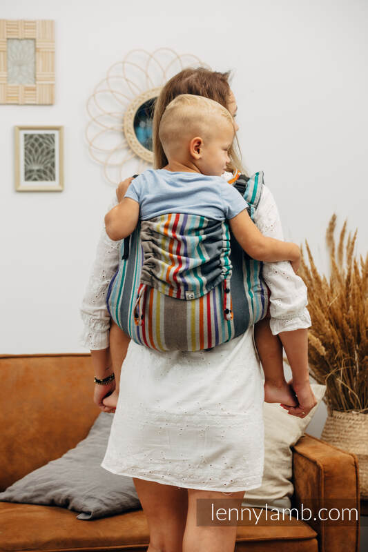 Nosidło Klamrowe ONBUHIMO z tkaniny skośno-krzyżowej (100% bawełna), rozmiar Preschool - OAZA #babywearing