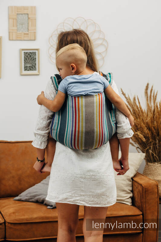 Nosidło Klamrowe ONBUHIMO z tkaniny skośno-krzyżowej (100% bawełna), rozmiar Preschool - OAZA #babywearing