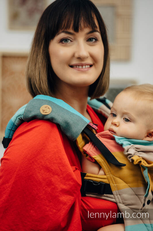 Ensemble protège bretelles et sangles pour capuche (60% coton, 40% polyester)  - PASTELS  #babywearing