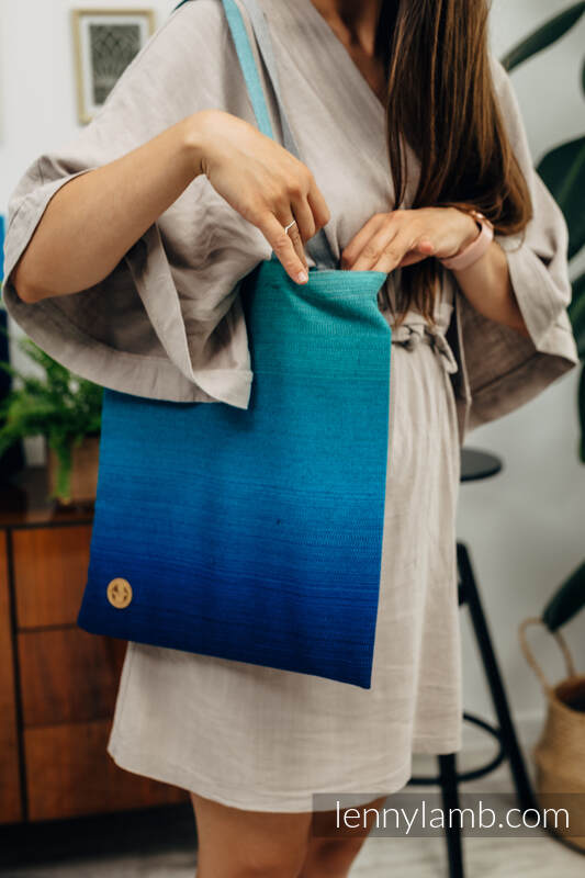 Shopping bag made of wrap fabric (100% cotton) - AIRGLOW  #babywearing
