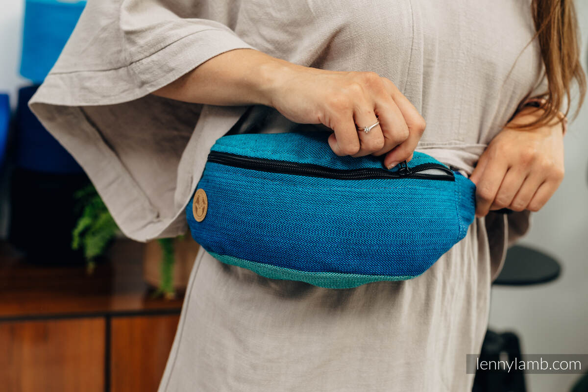 Saszetka z tkaniny chustowej, (100% bawełna) - AIRGLOW  #babywearing