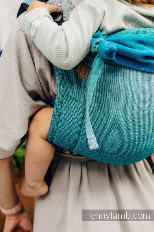 Nosidło Klamrowe ONBUHIMO z tkaniny skośno-krzyżowej (100% bawełna), rozmiar Standard - AIRGLOW  #babywearing