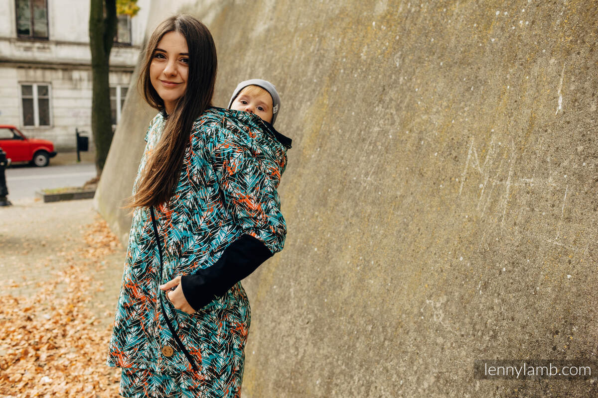 Asymetryczna Bluza - Tropical Garden - rozmiar 4XL #babywearing