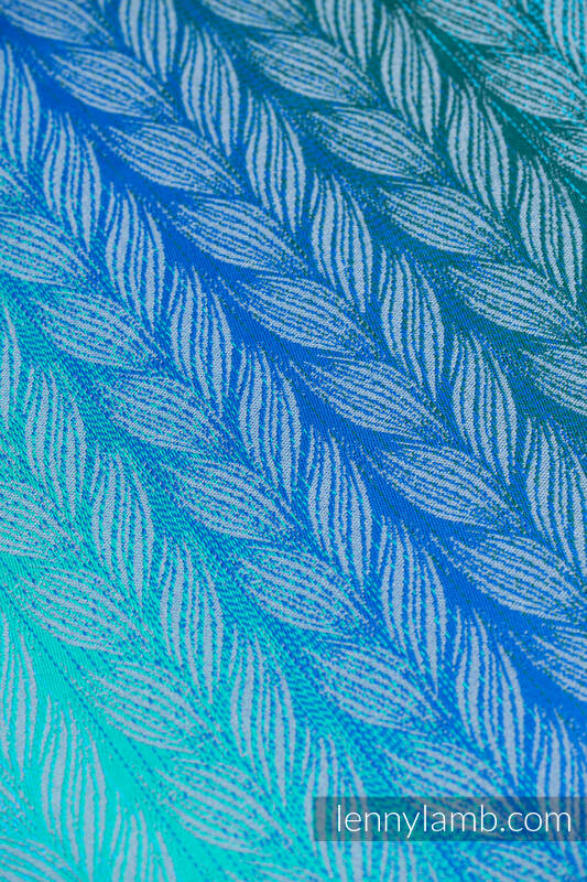 Schal von Tragetuchgewebe (100% Baumwolle) - Tangled - Blue Reed #babywearing