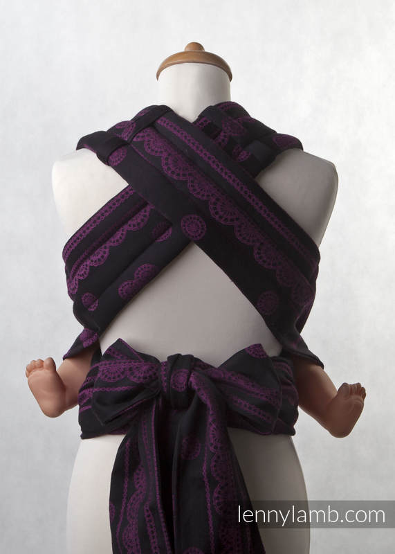 Mei Tai carrier Toddler with hood/ jacquard twill / 100% cotton / Romantic Lace #babywearing