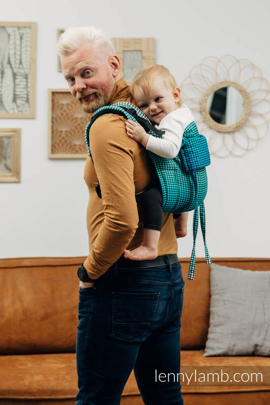 Lenny Buckle Onbuhimo baby carrier, standard size, waffle weave (100% cotton) - FAIRYTALE #babywearing