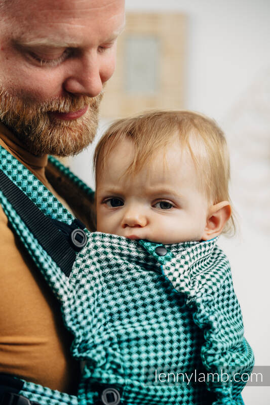 Porte-bébé LennyUpGrade, taille standard, tissage waffle, 100% coton - FAIRYTALE #babywearing