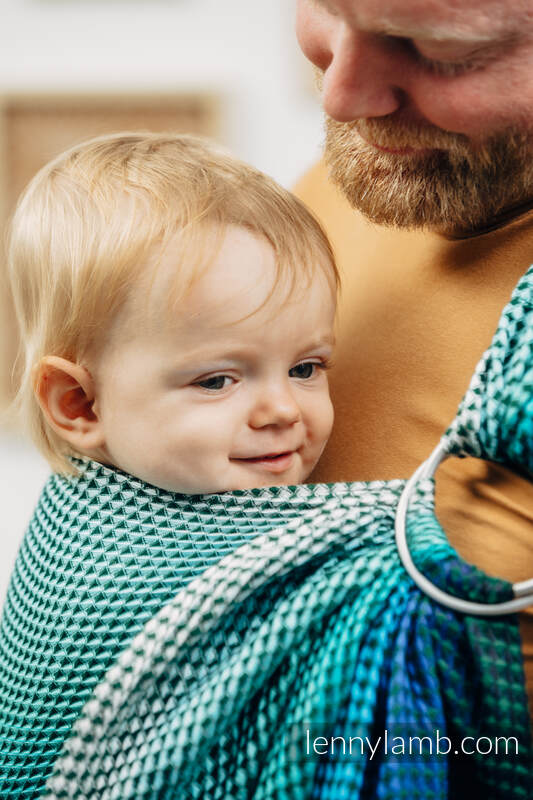 Chusta kółkowa, splot waflowy, ramię bez zakładek (100% bawełna) - FAIRYTALE - standard 1.8m #babywearing