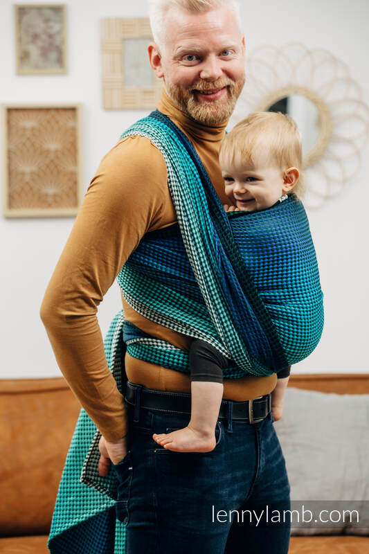 Baby Wrap, Waffle Weave (100% cotton) - FAIRYTALE - size XL #babywearing