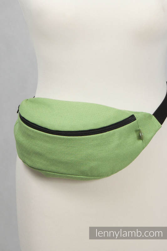 Waist Bag made of woven fabric, (100% cotton) - GREEN DIAMOND #babywearing