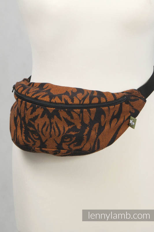 Waist Bag made of woven fabric, (100% cotton) - COPPER TIGER #babywearing