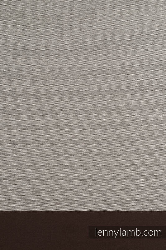 Sling de la gamme de base, 100 % coton, Sergé brisé, avec épaule sans plis - HOT CHOCOLATE  - standard 1.8m #babywearing