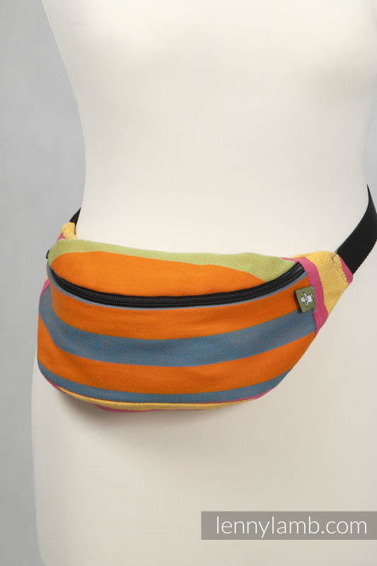 Waist Bag made of woven fabric, (100% cotton) - ZUMBA ORANGE #babywearing