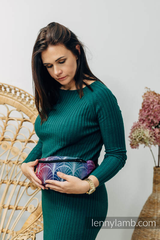 Waist Bag made of woven fabric, (100% cotton) - DECO - KINGDOM  #babywearing