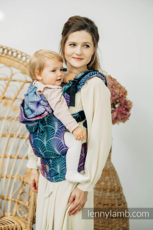 Nosidełko Ergonomiczne LennyGo z tkaniny żakardowej 100% bawełna , Baby Size - DECO - KINGDOM  #babywearing