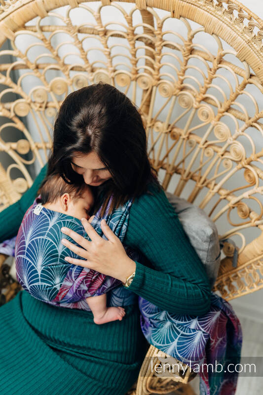 Baby Wrap, Jacquard Weave (100% cotton) - DECO - KINGDOM - size XL #babywearing