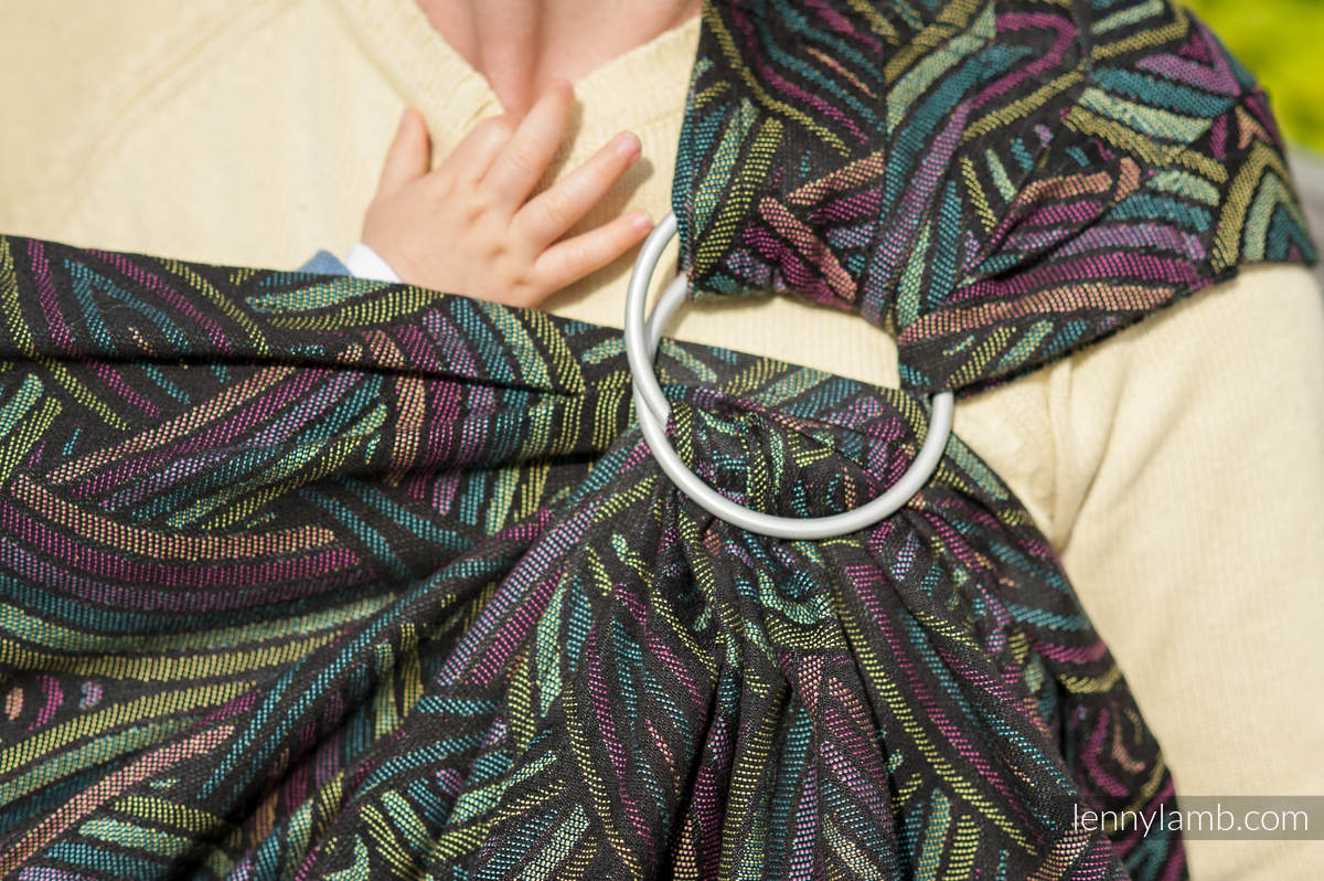 Ringsling, Jacquard Weave (100% cotton) - Illumination - long 2.1m #babywearing