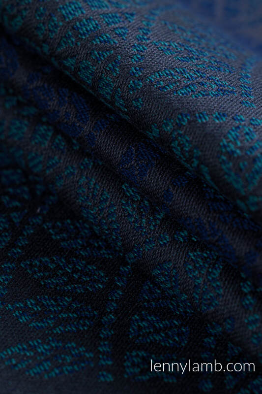 Torba na ramię z materiału chustowego, (100% bawełna) - PAWI OGON - QUANTUM - uniwersalny rozmiar 37cmx37cm #babywearing