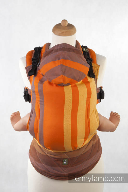 Nosidełko Ergonomiczne z tkaniny skośnokrzyżowej 100% bawełna , Toddler Size, Jesienna Fantazja - Druga Generacja #babywearing