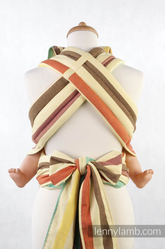 MEI-TAI carrier Toddler, broken-twill weave - 100% cotton - with hood, Sunny Smile #babywearing